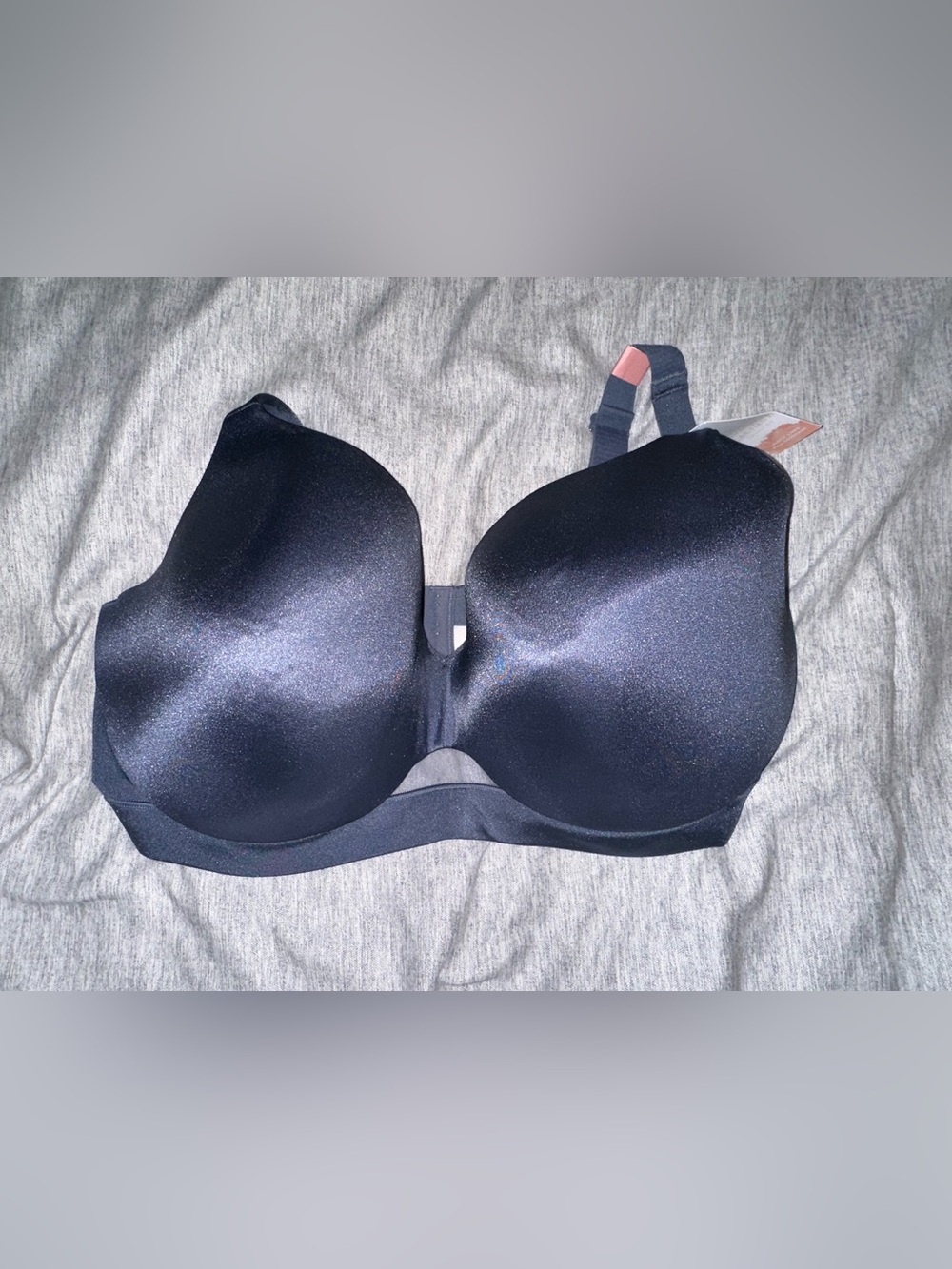 Smooth dark gray T-Shirt underwire Bra with Light Support